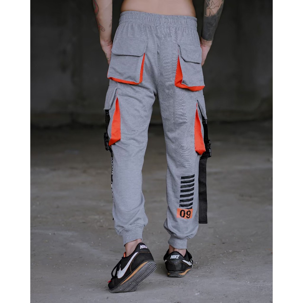 AZ Celana Jogger olahraga Sweatpants Pocket Volkert