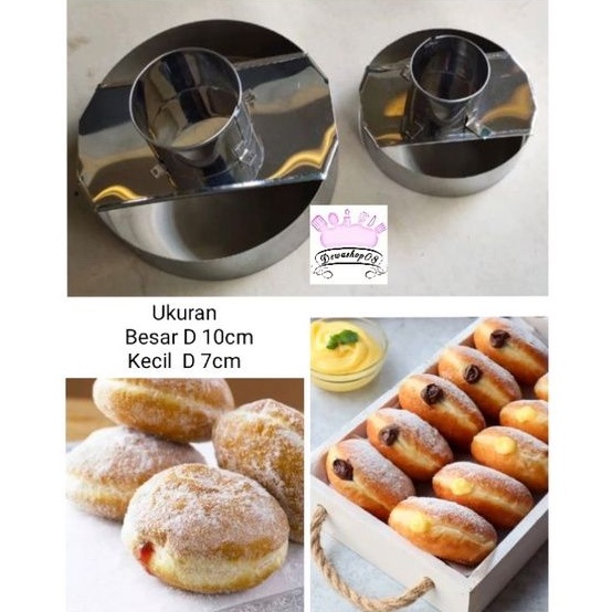 Cetakan Donat Bomboloni Stainless