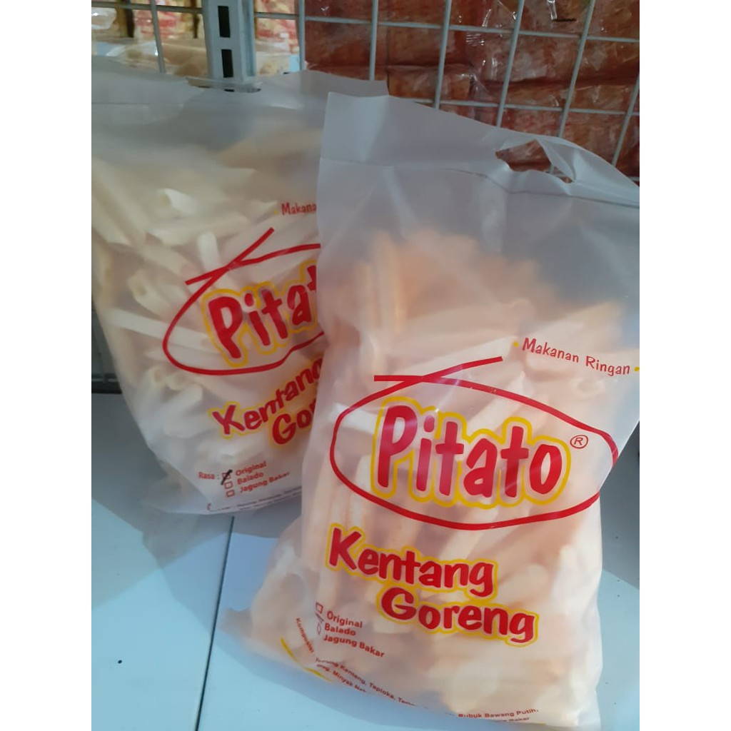 Gotato Pitato Kentang Goreng / Potato Varian Balado / Stik Kentang / Potato Stick Makanan Ringan Kil