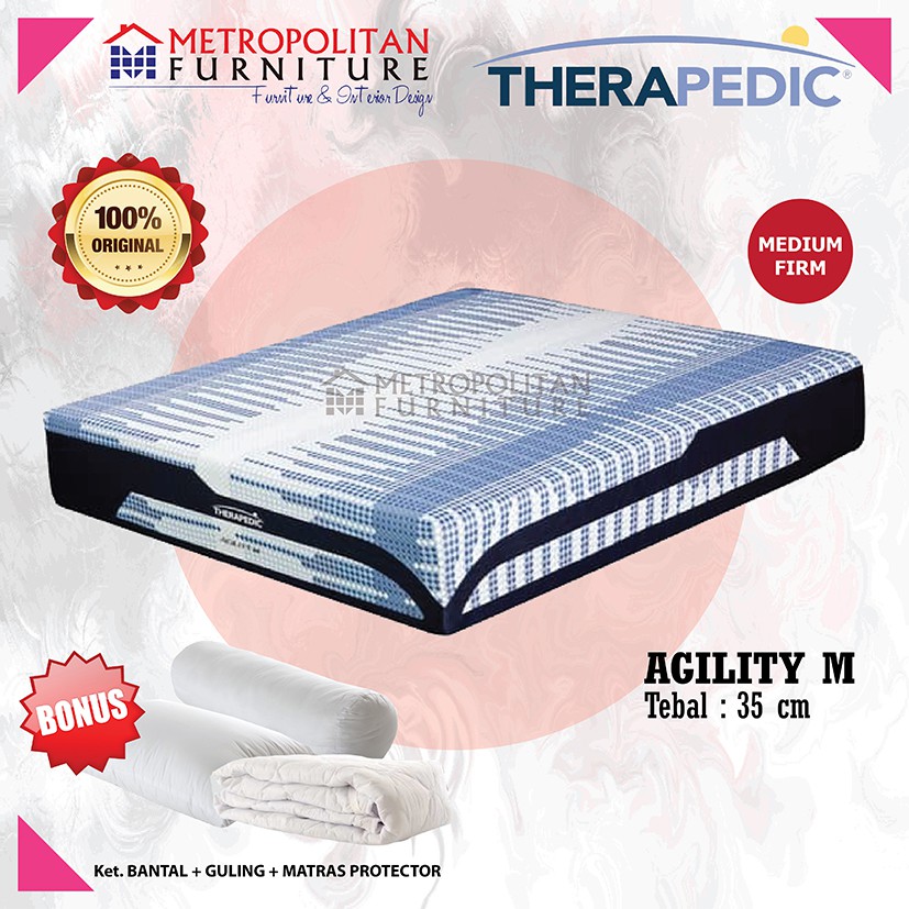 Kasur Springbed THERAPEDIC Agility M / Spring bed Matras