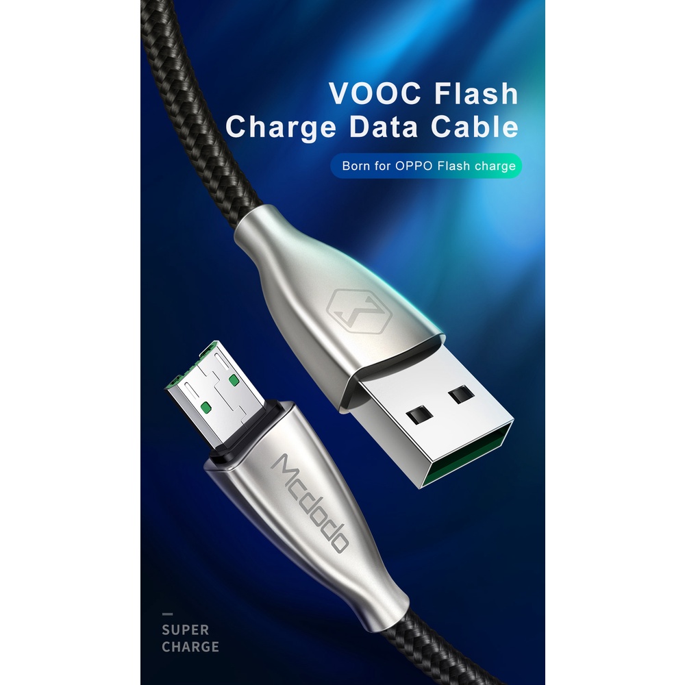 Mcdodo Kabel Data Micro USB Fast Charging 4A VOOC OPPO QC 3.0