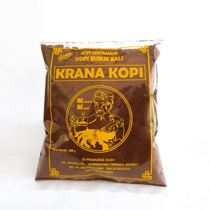 

Kopi Bali Kopi Kintamani Robusta 200gr - Krana Kopi Bali