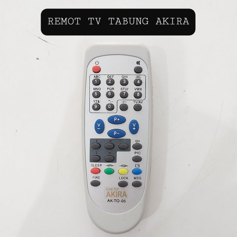 REMOT TV TABUNG AKIRA TELEVISI