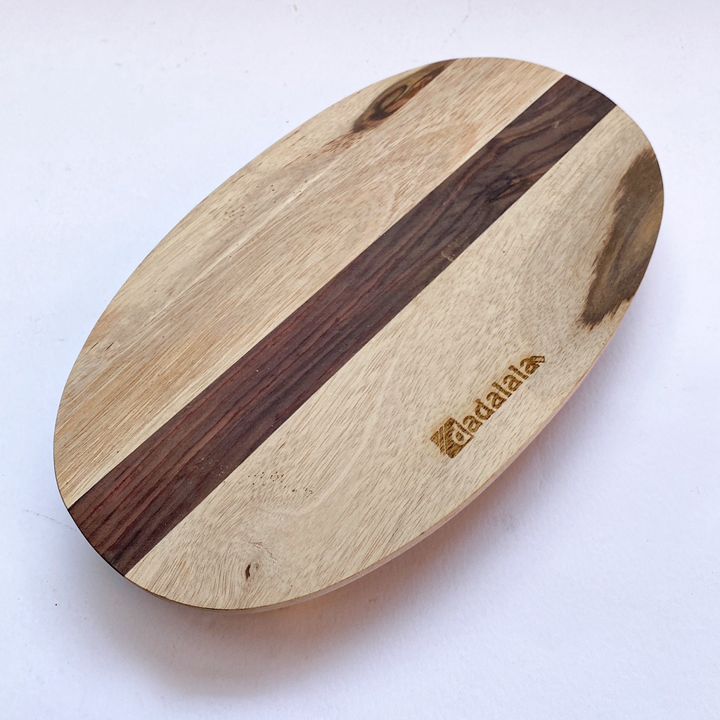 DADALALA Talenan Kayu (Cutting Board) Model Kaki Bahan Kayu Sonokeling - 3 Varian