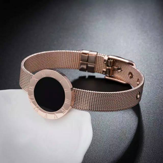 Gelang import berlapis perak 925/ Gelang Tangan Warna rose gold