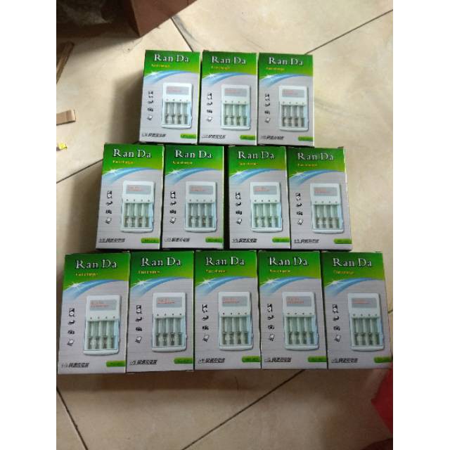 Charger Baterai Battery Batre AA A2 AAA A3 Rechargeable Ran Da Fast Charging