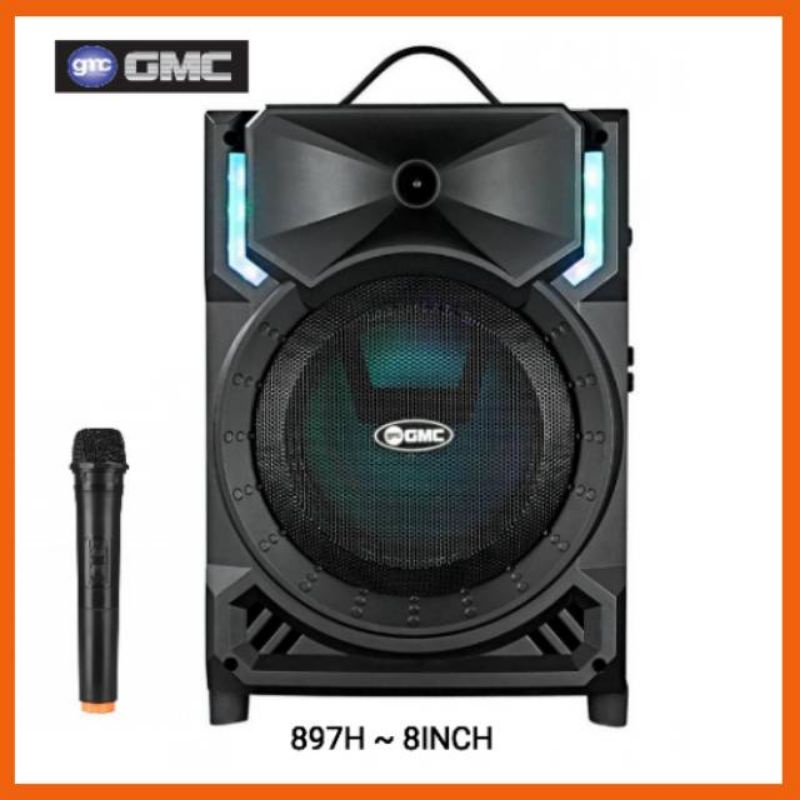 speaker bluetooth gmc 897H original gratis 1 mic wireless