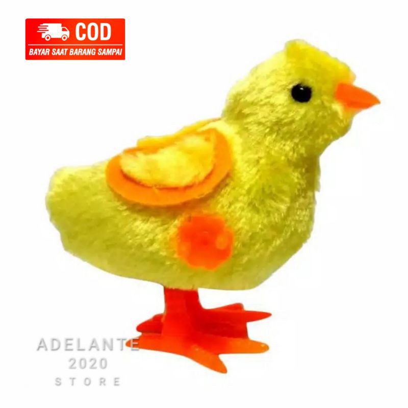 Mainan Anak Ayam Patok dan Berjalan | Boneka Ayam | Chiken Toy | Anak Ayam Mainan | COD
