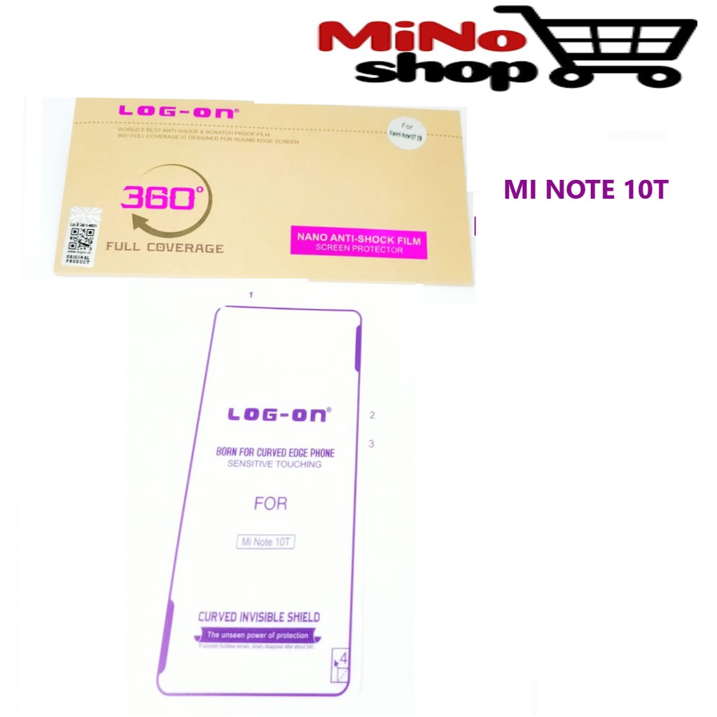 ANTI GORES JELLY XIAOMI MI NOTE 10T - ANTI SHOCK LOG ON FULL COVER