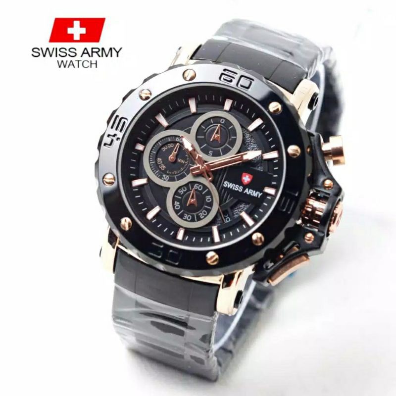 Jam Tangan Pria SA Crono Aktif - Model Alexandre Christie 9205 / Ac 9205 - Terlaris Dan Termurah