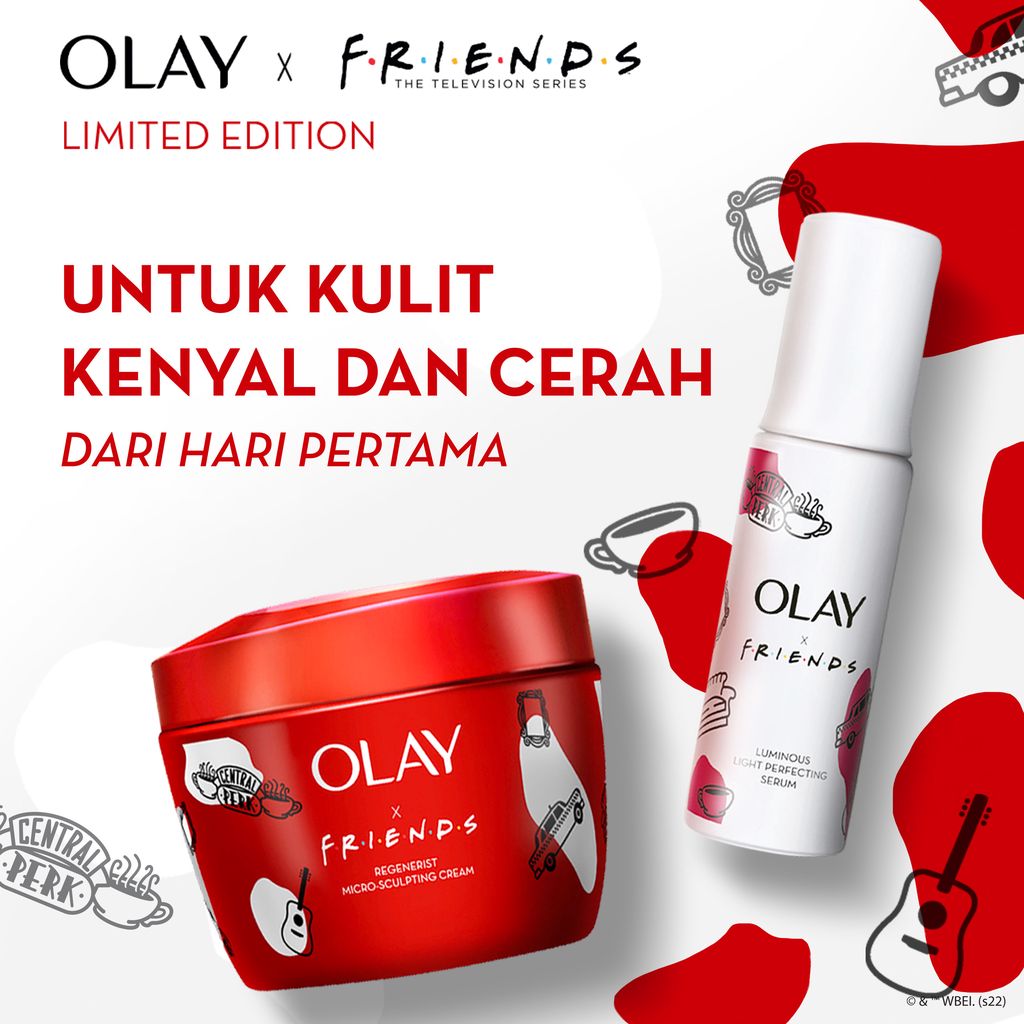 Limited Edition Olay x FRIENDS Luminous Light Perfecting Serum Pencerah Wajah 30ML