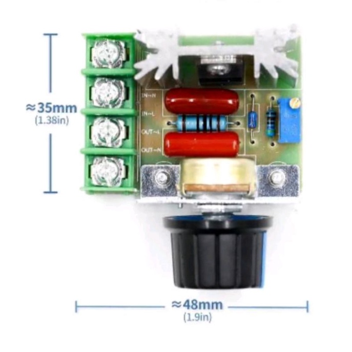 Dimmer SCR 2000W Regulator Voltage