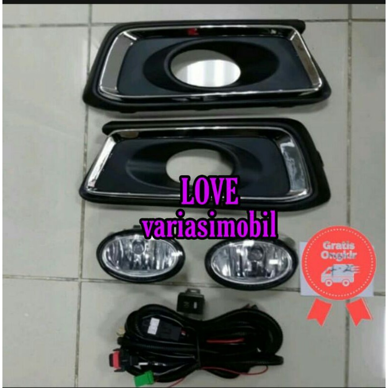 Foglamp honda mobilio 2014 2015 2016 lampu kabut mobilio complite