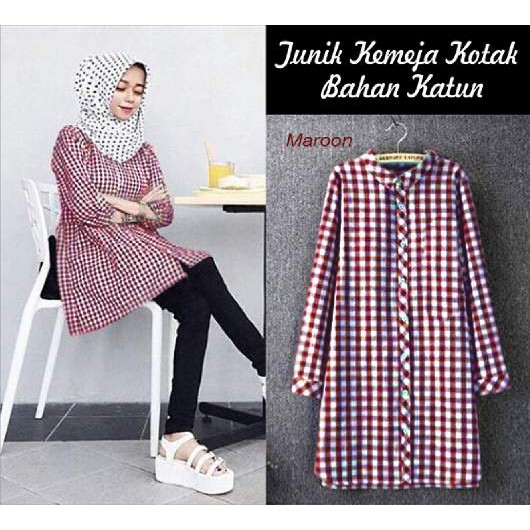 [junix RO] Tunik Wanita katun Varian Warna