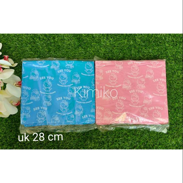 

Kresek HD 28 motif hello kitty. Kresek olshop online murah hello kity