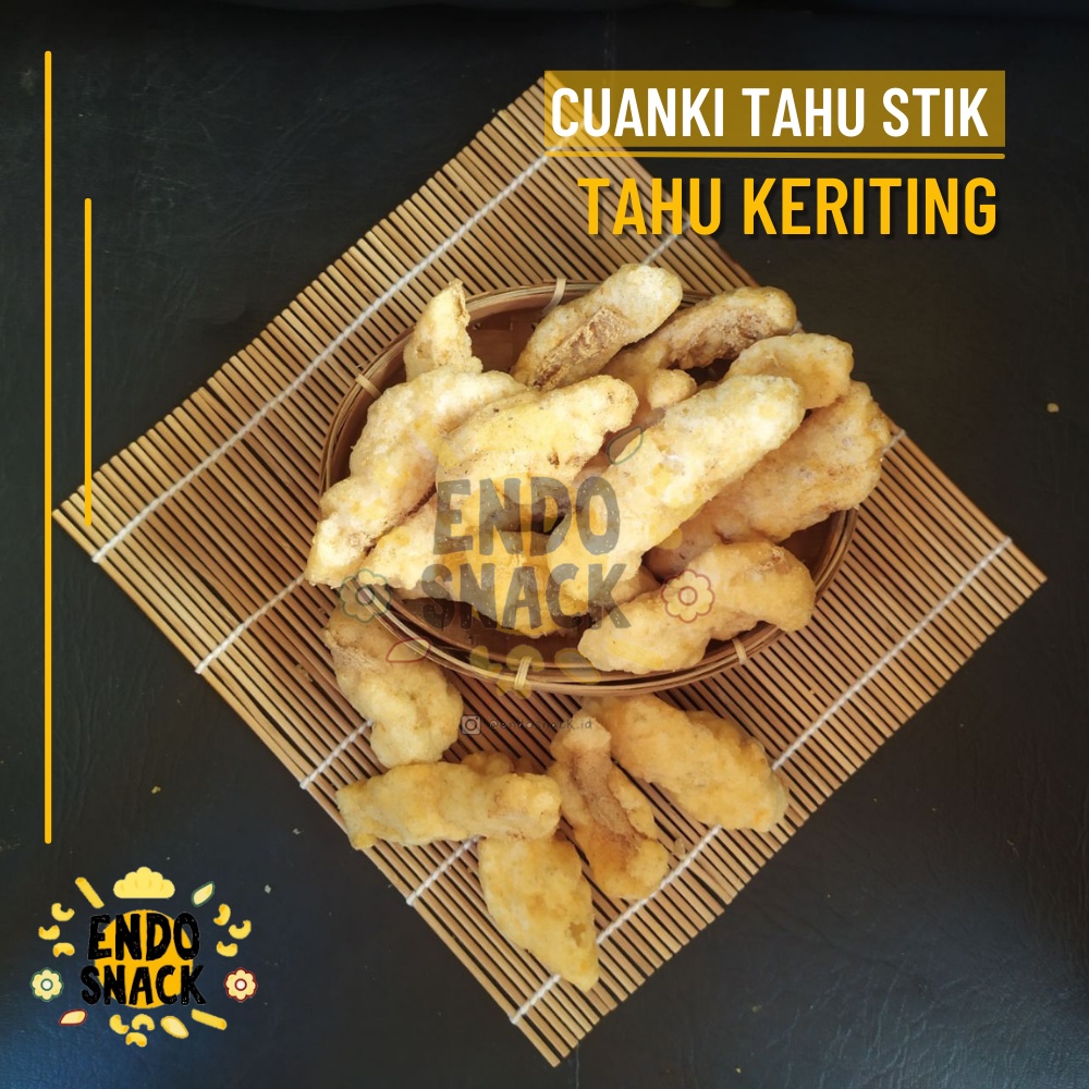 50 pcs CUANKI TAHU KERITING ARS, Cuanki Tahu Stik Keriting, Topping Baso Aci, Cuanki dan Seblak