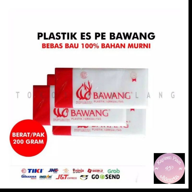 PE bawang / Plastik Es @200 gram PLASTIK ES PE 10X20 12X25 15X30 20X35