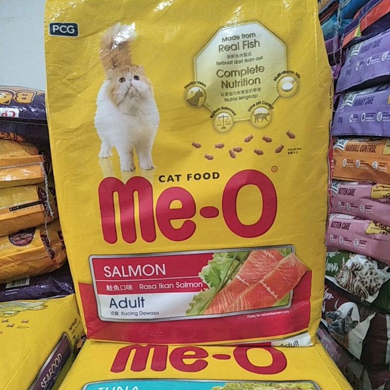 Meo Salmon Adult 7kg Cat food Makanan kucing Me-O