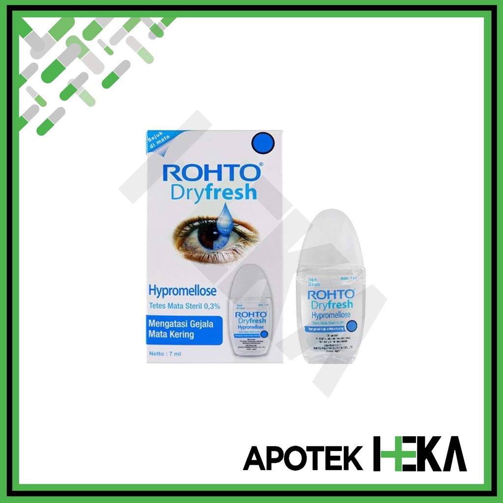 Rohto Dry Fresh 7 ml - Obat Tetes Mata Kering (SEMARANG)