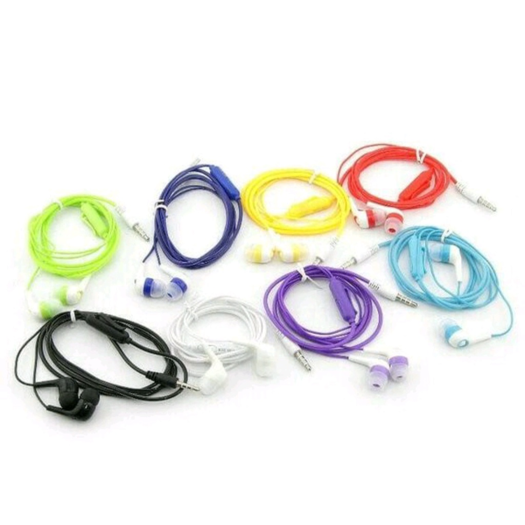 GARANSI 6 BULAN HANDSFREE HEADSET EARPHONE DOUBLE BASS STEREO MUSIC