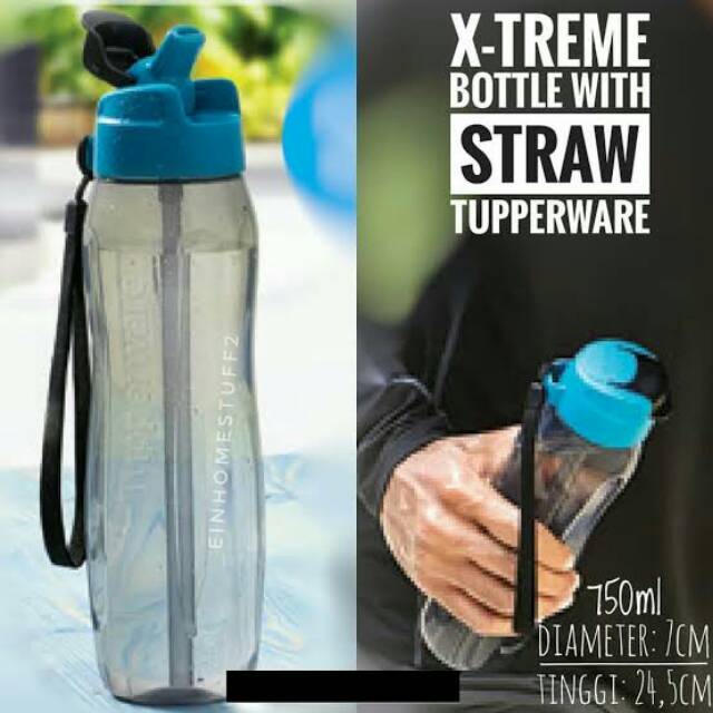 Xtreme bottle with straw