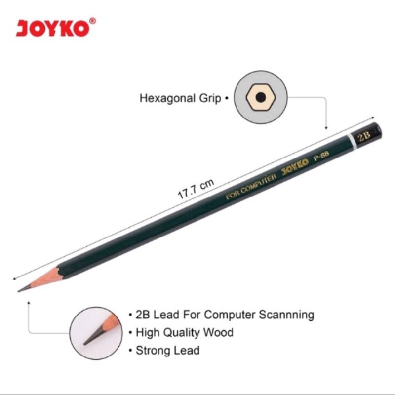 Pensil joyko warna hijau