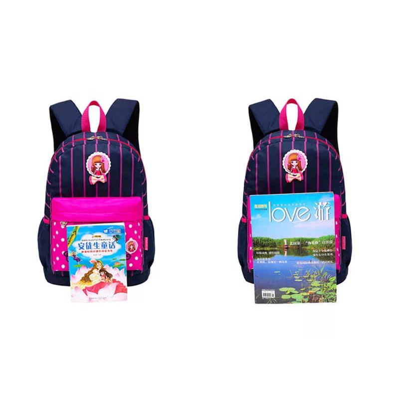 ARMELIA SHOP - Tas Ransel Sekolah Anak Beby Salur-Tas Ransel Backpack Sekolah Anak Perempuan Remaja