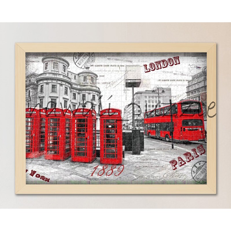 Mini Puzzle 1000 pcs Mainan Jigsaw Puzzle-LONDON