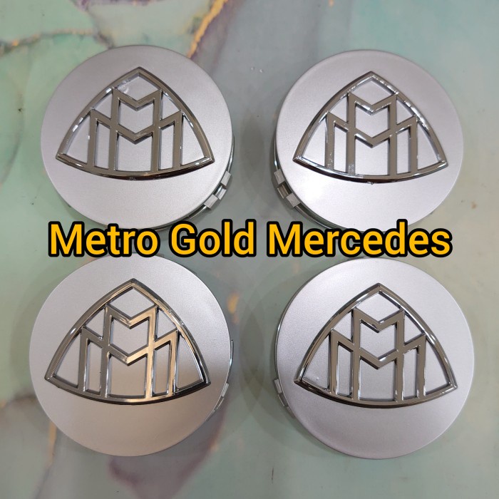 Dop Velg Roda Emblem Maybach Mercedes Benz 75MM / Dop Roda Mercy Original