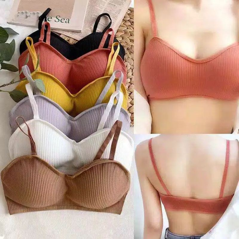 bra tanpa kawat bra import bra gaya korea simple daily