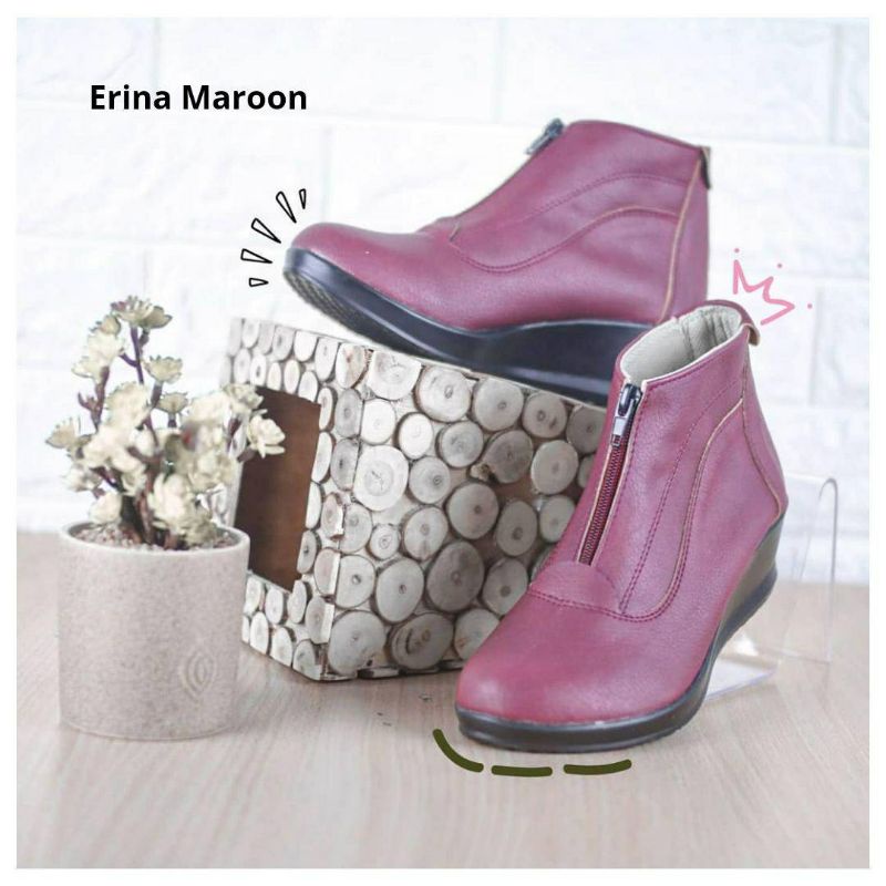 Sepatu Boots Wanita But Wanita Erina Boots By Etnikshoes Sepatu Bot Wanita