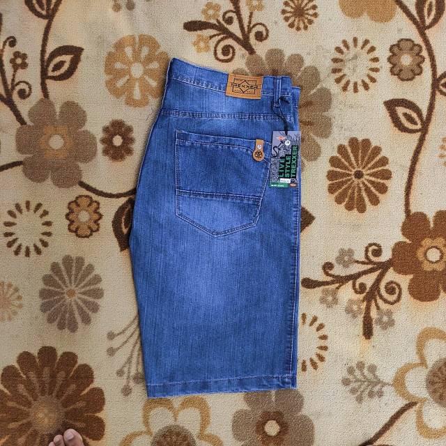 (33-38) Celana Jeans Pria Pendek Big / Jumbo Cowok Model Standar / Reguler Murah