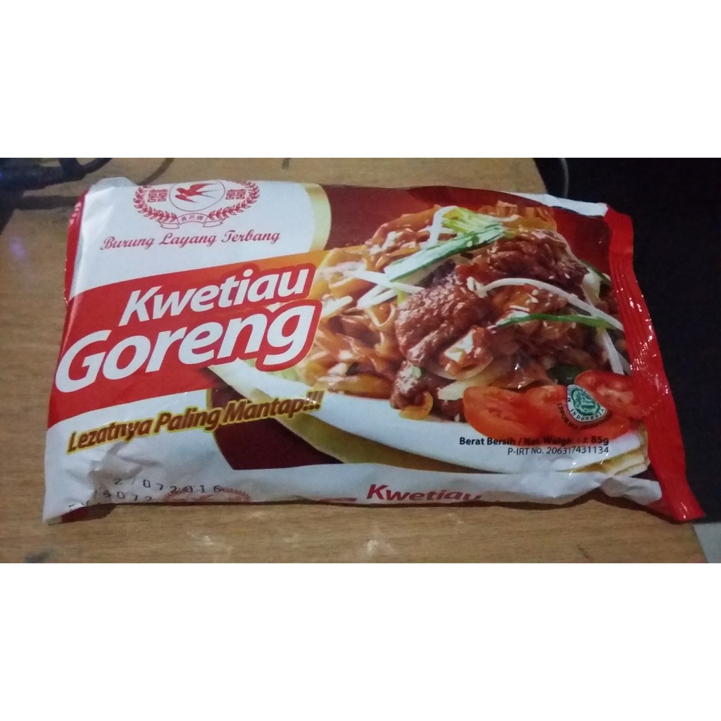 

Instan- Kwetiau Goreng Cap Burung Layang Terbang