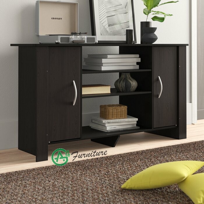 Meja TV Simple Josue Kayu Mahoni