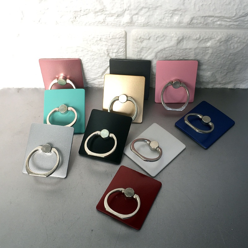 1Piece Ring Holder Bentuk Kaktus Bahan Akrilik Untuk Smartphone Universal