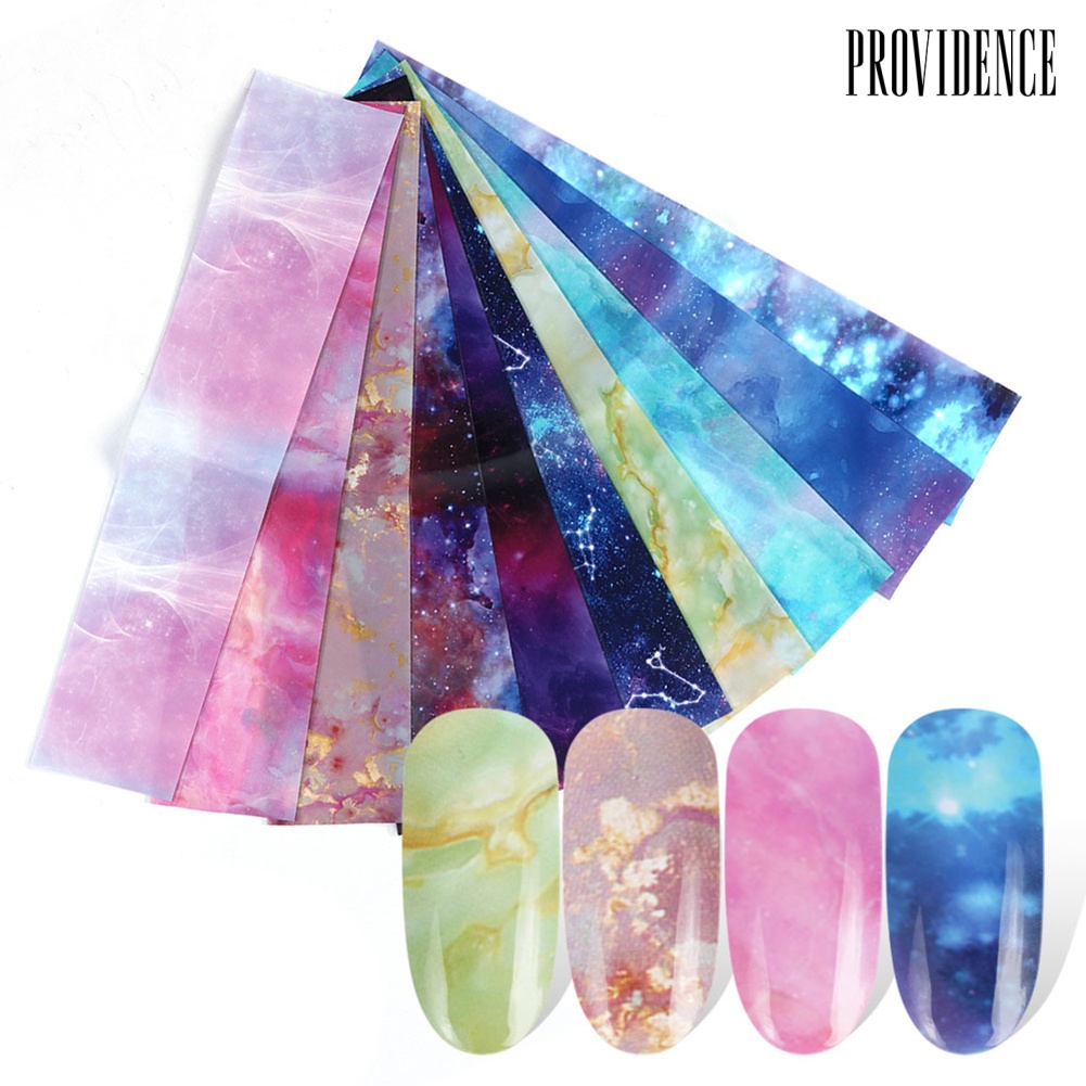 Providence DIY Star Night Sky Adhesive Nail Art Sticker Transfer Paper Decal Manicure Decor