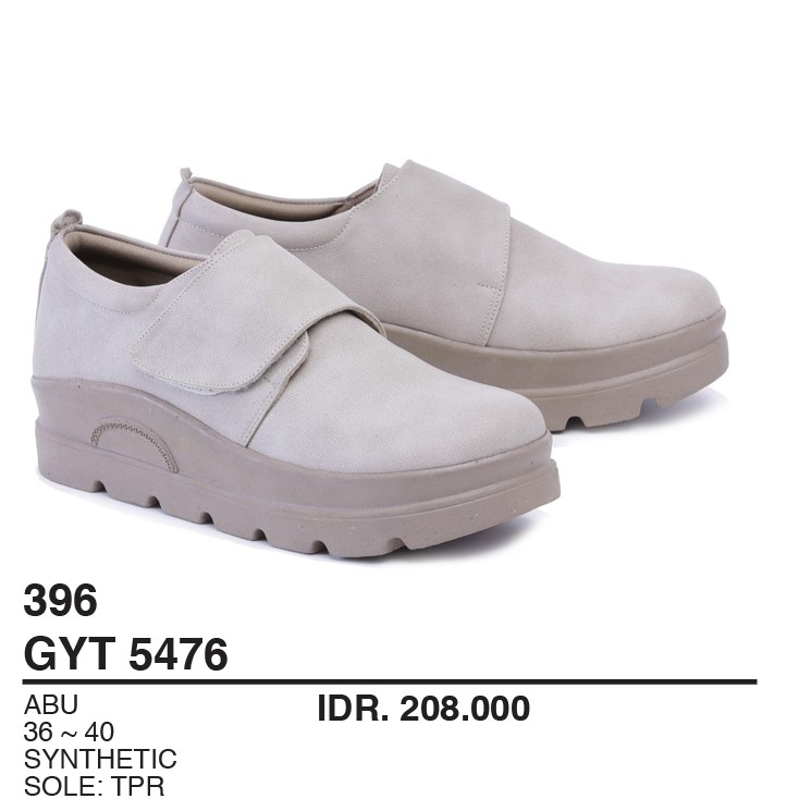 promo sepatu wanita murah, sepatu sneaker wanita, sepatu bustong wedges wanita GYT 5476