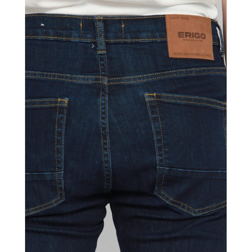 Celana Pria Erigo Denim Pants Livy Dark Blue