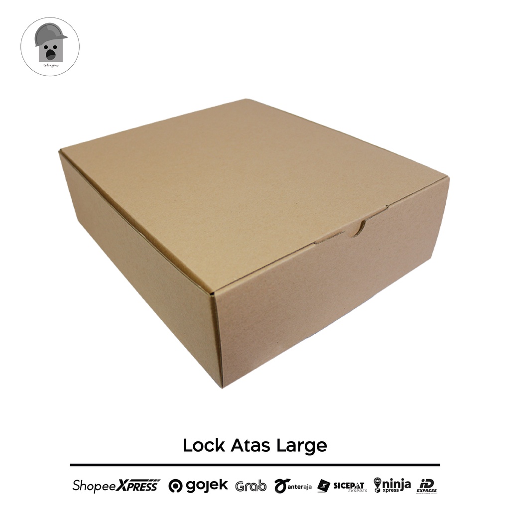 

Box cogurrated ready stock size besar (>28cm) ! polos coklat berbagai size lsg pesan ya!