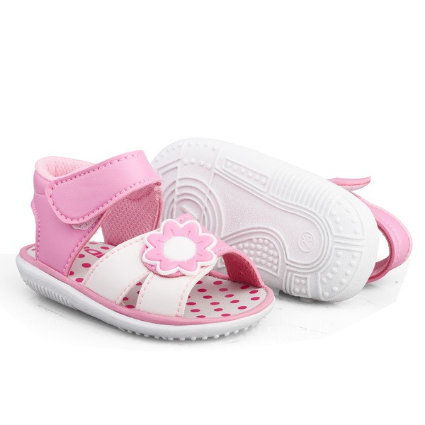 sepatu sandal  anak  bayi perempuan  unik bahan sol lembut 