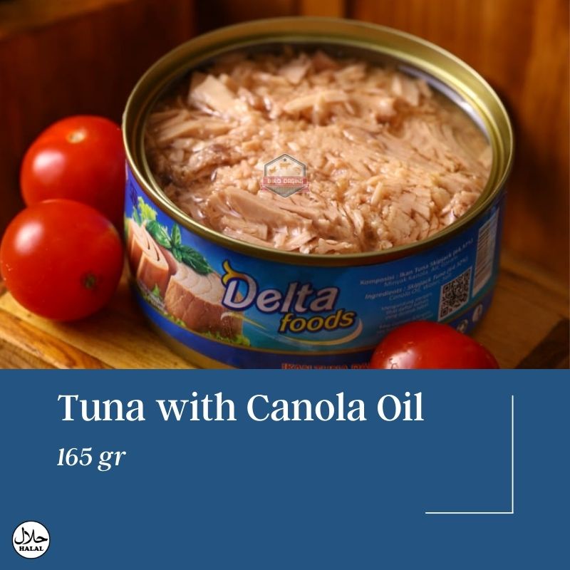 

DeltaFoods - Ikan Tuna dalam Minyak Kanola / 165 gr