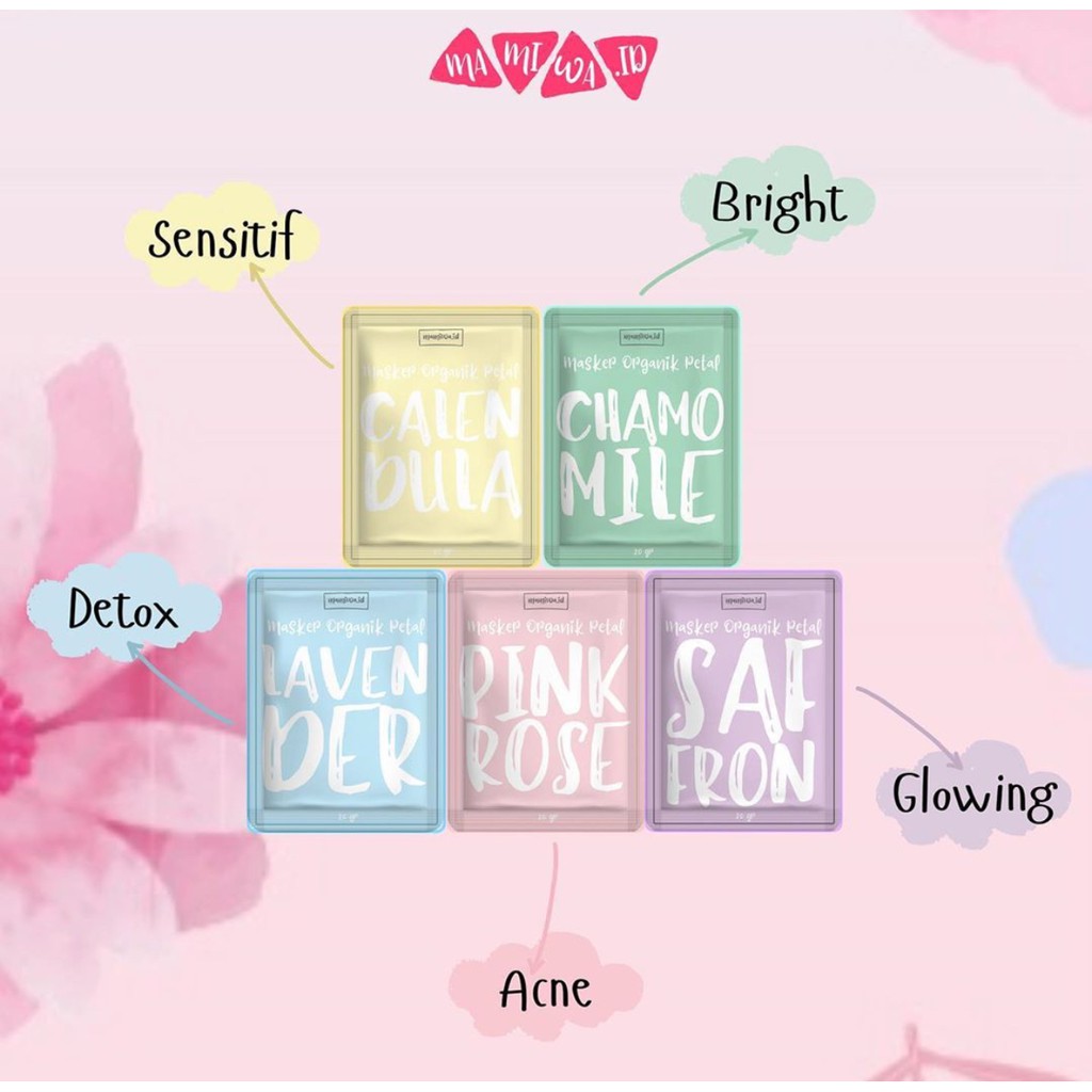 MASKER ORGANIK PETAL *DISTRIBUTOR RESMI SOLO*