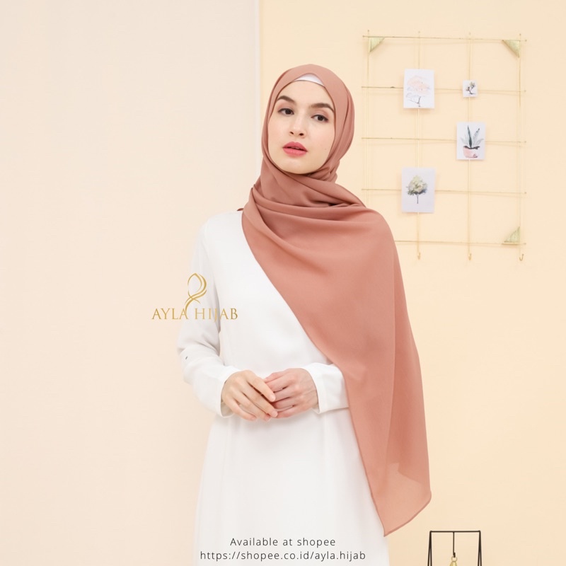 (200x75) Pashmina JUMBO SYARI JAHIT TEPI / Pashmina panjang / pashmina 200x75-1