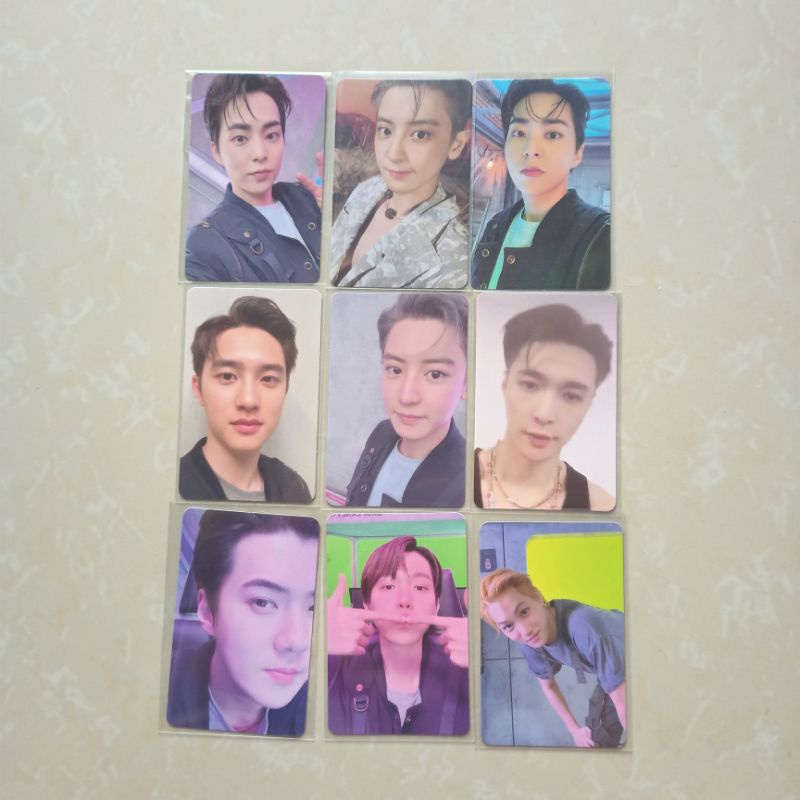 PC PHOTOCARD EXO CHANYEOL KAI KYUNGSOO LAY XIUMIN BAEKHYUN SEHUN DFTF ALBUM AR SELCA JEWEL