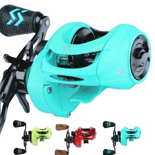 Sougayilang Fishing Reel 9+1BB Baitcasting Reels High Speed Gear