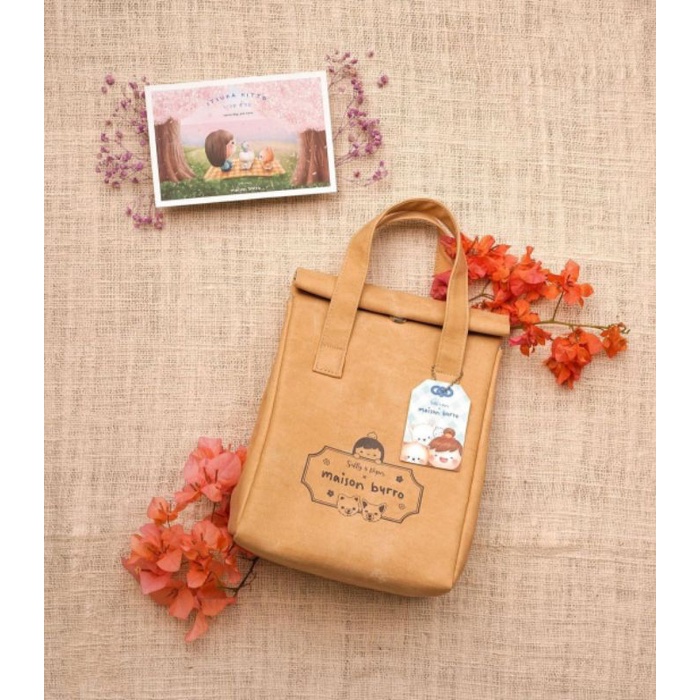Sally and piper x maison burro not so paper lunch bag (tas nya saja)