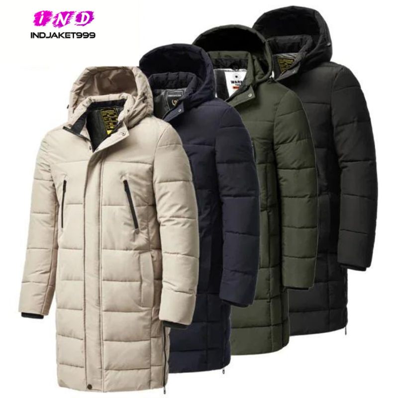 jaket jubah pria wanita/ jaket musim dingin/ jaket musim salju/ jaket panjang
