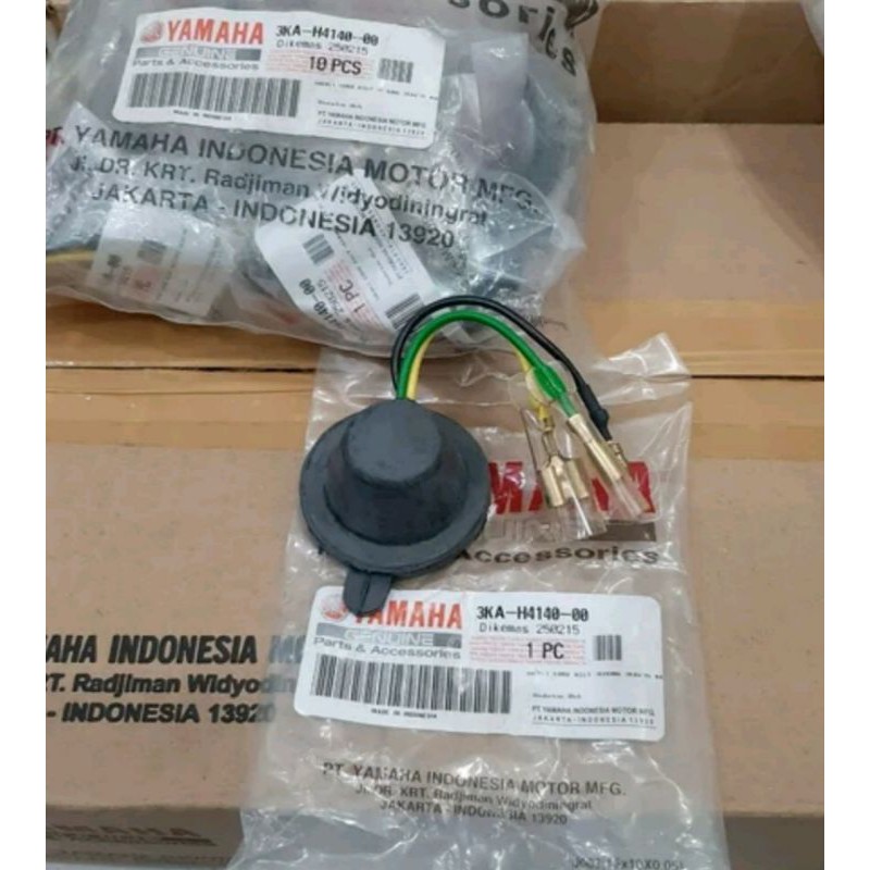 Soket fitting lampu depan kotak 5T5 fiting lampu 5T5 socket cord assy ori rx king 1983 - 2001