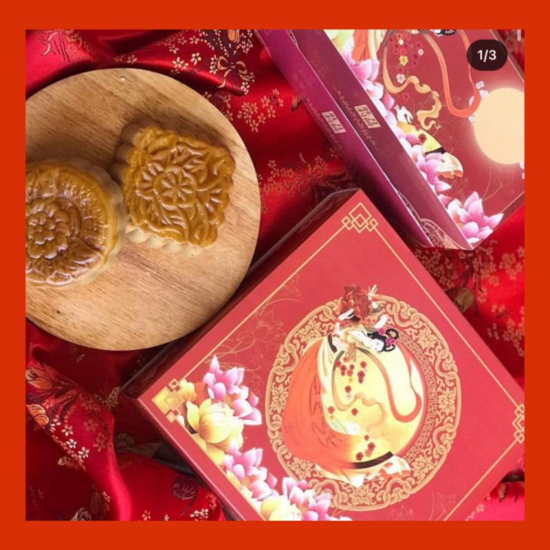 

MOON CAKE KUE BULAN TONG CIU PIA KEMENANGAN KULIT COKLAT ISI 4 PCS