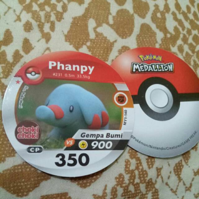  Kartu  Pokemon  Medallion Choki Choki Type Tanah Shopee 